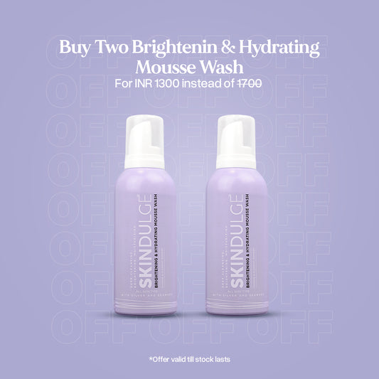 BRIGHTENING & HYDRATING MOUSSE FACE WASH